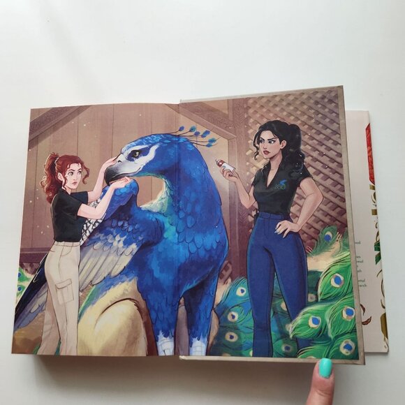 * SIGNED * Illumicrate The Phoenix Keeper By J.A. Maclean Hardcover Book - Picture 14 of 16